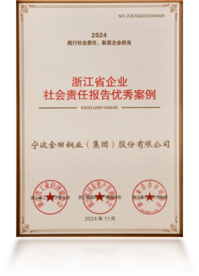 2024 Excellent Cases of Corporate Social Responsibility Reporting in Zhejiang Province